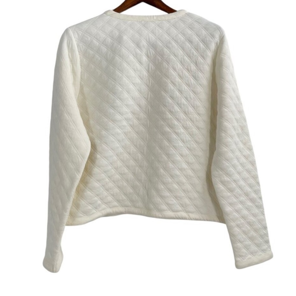J. Crew Cream Quilted Jacket - Picture 5 of 16